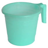 Heart Home Plastic Bathroom Mug, 2 Litre- Pack of 4 (Green)-50HH0865
